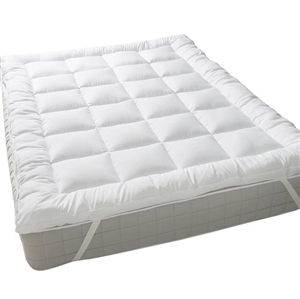 2 Inch Thick Mattress Topper Cotton and Bamboo