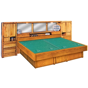 La Jolla Pier Wall Unit - Wood Frame Waterbed