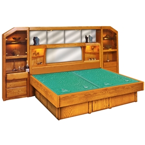 Marathon Tall Wall Unit - Wood Frame Waterbed