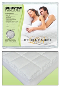 Cotton Plush Waterbed Mattress Pad