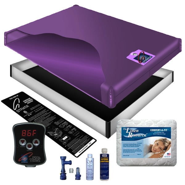 Free Flow Waterbed Mattress Premium Bundle All Sizes  